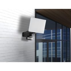   LED reflektor 24W 1900lm 4000K PIR érzékelővel IP54 fekete - LFX021
