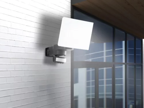 LED reflektor 24W 1900lm 4000K PIR érzékelővel IP54 fekete - LFX021