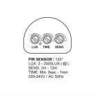 LED Reflektor 24W 1900lm 4000K IP54 PIR érzékelő LFX121