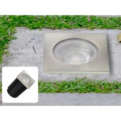   LED padlóvilágítás 4W, 210 lm, 2800K meleg fehér, IP67, 60x60x57 mm - LGL514S