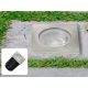 LED padlóvilágítás 4W, 210 lm, 2800K meleg fehér, IP67, 60x60x57 mm - LGL514S