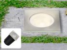 LED padlóvilágítás 4W, 210 lm, 2800K meleg fehér, IP67, 60x60x57 mm - LGL514S
