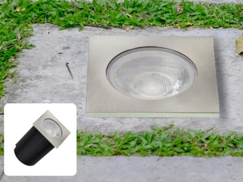 LED padlólámpa 4W, DC12V, IP67, 4000K természetes fehér, 30° sugárzás, 100kg terhelhetőség - LGL524S