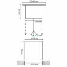 LED padlólámpa 4W, DC12V, IP67, 4000K természetes fehér, 30° sugárzás, 100kg terhelhetőség - LGL524S