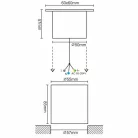 LED padlólámpa 4W, DC12V, IP67, 4000K természetes fehér, 30° sugárzás, 100kg terhelhetőség - LGL524S