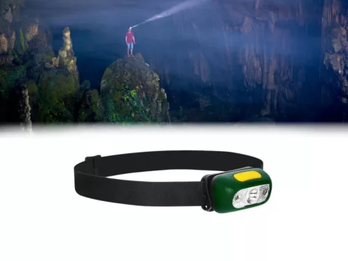 LED tölthető fejlámpa 5W 230Lm mozgásérzékelő IP66 61x31x33 mm - LH02R