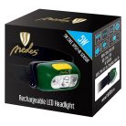 LED tölthető fejlámpa 5W 230Lm mozgásérzékelő IP66 61x31x33 mm - LH02R