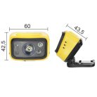 LED tölthető fejlámpa 8W, 380 lm, IPX4, mozgásérzékelő, 60x42,5x43,5 mm - LH03R