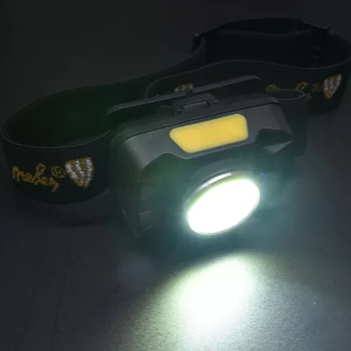 LED tölthető fejlámpa 5W CREE + vörös LED, szenzorral, IPX4, 70x48,5x41 mm - LH05R