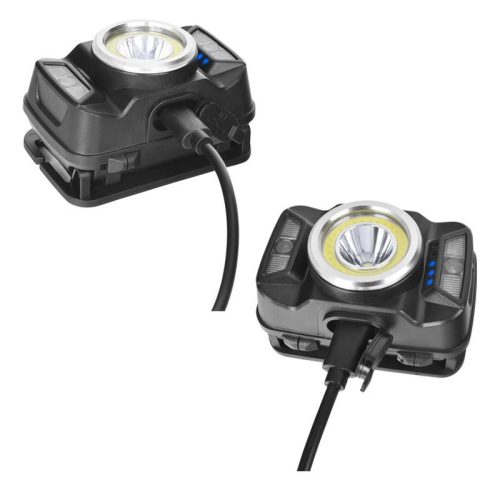 LED tölthető fejlámpa 5W CREE + vörös LED, szenzorral, IPX4, 70x48,5x41 mm - LH05R