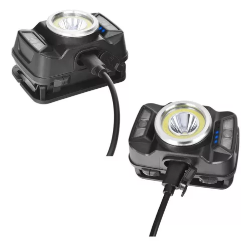 LED tölthető fejlámpa 5W CREE + vörös LED, szenzorral, IPX4, 70x48,5x41 mm - LH05R