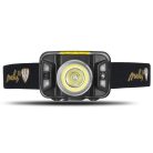 LED tölthető fejlámpa 5W CREE + vörös LED, szenzorral, IPX4, 70x48,5x41 mm - LH05R