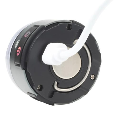 LED tölthető fejlámpa 8W, IP42, Li-Ion 800mAh, több fényfunkció, mágneses, USB-C töltő - LH06R