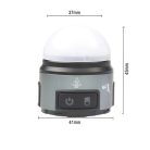 LED tölthető fejlámpa 8W, IP42, Li-Ion 800mAh, több fényfunkció, mágneses, USB-C töltő - LH06R