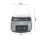 LED tölthető fejlámpa 8W, IP42, Li-Ion 800mAh, több fényfunkció, mágneses, USB-C töltő - LH06R