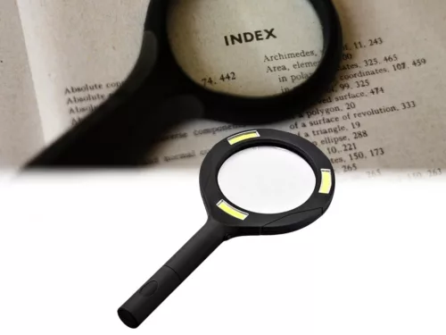 Nagyító LED világítással 5x zoom 6000K IPX4 kézi - LM102