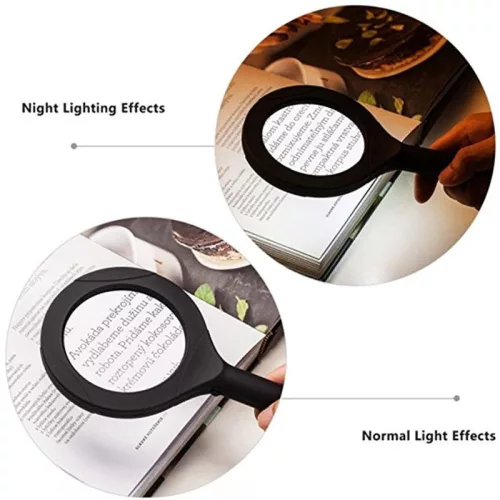 Nagyító LED világítással 5x zoom 6000K IPX4 kézi - LM102