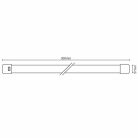 LED Lineáris lámpatest 9W 900lm Természetes fehér 4000K 300mm - LNL121/1