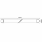 LED Lineáris lámpatest 40W 4300lm Természetes fehér 4000K 1200mm - LNL124