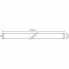 LED Lineáris lámpatest 40W 5400lm Természetes fehér 4000K 1200mm - LNL423