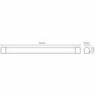 LED Lineáris lámpatest 15W 1400lm Természetes fehér 4000K 565mm - LNL7521/CH