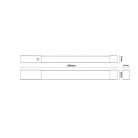 LED Lineáris lámpatest 15W 1700lm Állítható K 595mm - LNL7621/WH