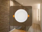 Beépíthető kör alakú LED panel 6W, 410 lm, 2800K meleg fehér, IP20, Ø120x19 mm - LPL111