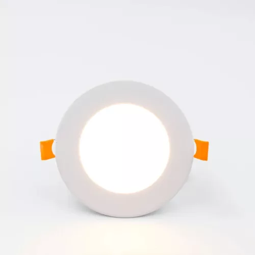 Beépíthető kör alakú LED panel 6W, 410 lm, 2800K meleg fehér, IP20, Ø120x19 mm - LPL111