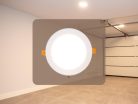 Beépíthető kör alakú LED panel 12W, 950 lm, 2800K meleg fehér, IP20, Ø168x19 mm - LPL113