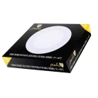 Beépíthető kör alakú LED panel 12W, 950 lm, 2800K meleg fehér, IP20, Ø168x19 mm - LPL113