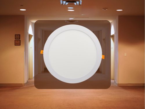 Beépíthető kör alakú LED panel 24W, 1820 lm, 2800K meleg fehér, IP20, Ø300x19 mm - LPL115