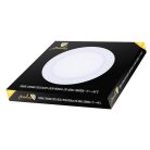 Beépíthető kör alakú LED panel 24W, 1820 lm, 2800K meleg fehér, IP20, Ø300x19 mm - LPL115