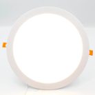 Beépíthető kör alakú LED panel 24W, 1820 lm, 2800K meleg fehér, IP20, Ø300x19 mm - LPL115