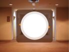 Beépíthető kör alakú LED panel 24W, 1820 lm, 2800K meleg fehér, IP20, Ø300x19 mm - LPL115