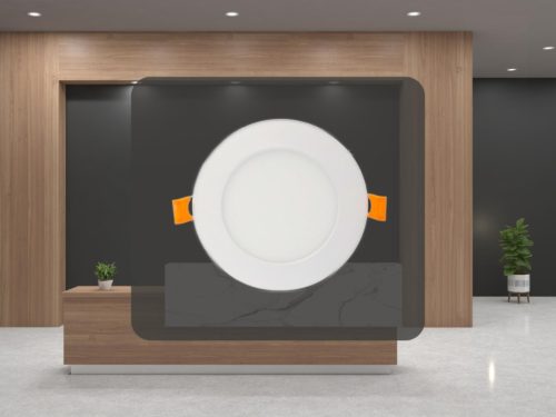 LED beépíthető panel 6W, 420Lm, 4000K, Ø120x19mm, IP20 - LPL121