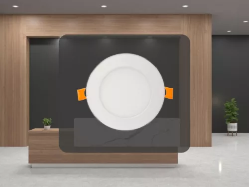 LED beépíthető panel 6W, 420Lm, 4000K, Ø120x19mm, IP20 - LPL121