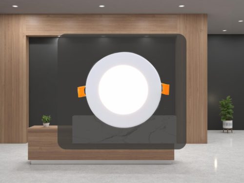 LED beépíthető panel 6W, 420Lm, 4000K, Ø120x19mm, IP20 - LPL121