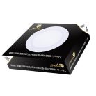 LED beépíthető panel 6W, 420Lm, 4000K, Ø120x19mm, IP20 - LPL121