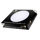 Beépíthető kör alakú LED panel 12W, 960 lm, 4000K természetes fehér, IP20, Ø168x19 mm - LPL123