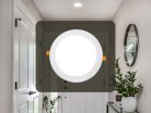 Beépíthető kör alakú LED panel 18W, 1520 lm, 4000K természetes fehér, IP20, Ø225x19 mm - LPL124