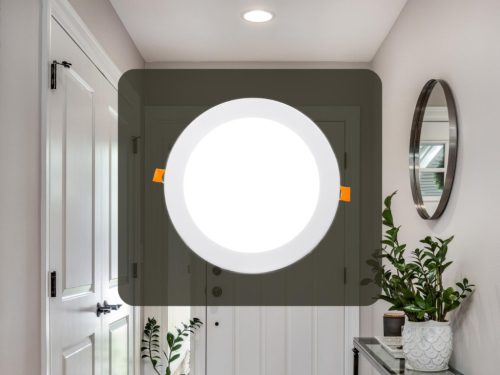 Beépíthető kör alakú LED panel 18W, 1520 lm, 4000K természetes fehér, IP20, Ø225x19 mm - LPL124