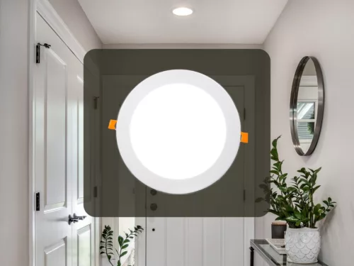 Beépíthető kör alakú LED panel 18W, 1520 lm, 4000K természetes fehér, IP20, Ø225x19 mm - LPL124