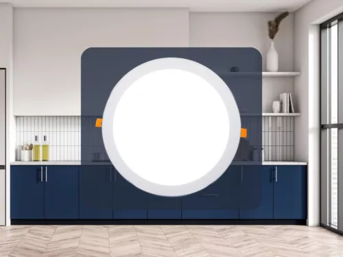 Beépíthető kör alakú LED panel 24W, 1850 lm, 4000K természetes fehér, IP20, Ø300x19 mm - LPL125