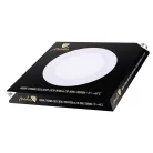 Beépíthető kör alakú LED panel 24W, 1850 lm, 4000K természetes fehér, IP20, Ø300x19 mm - LPL125