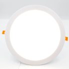 Beépíthető kör alakú LED panel 24W, 1850 lm, 4000K természetes fehér, IP20, Ø300x19 mm - LPL125