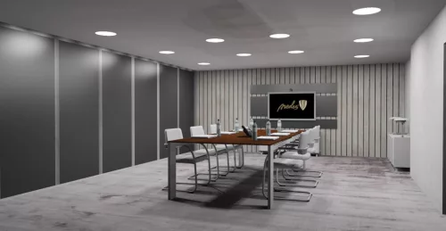 Beépíthető kör alakú LED panel 24W, 1850 lm, 4000K természetes fehér, IP20, Ø300x19 mm - LPL125