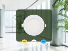 LED beépíthető panel Ø120x19mm 6W 3000K-4000K-6000K IP20 - LPL131