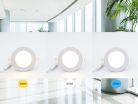 LED beépíthető panel Ø120x19mm 6W 3000K-4000K-6000K IP20 - LPL131