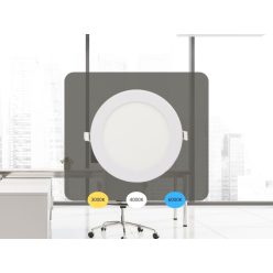   LED beépíthető panel Ø168x19mm 12W 3000K-4000K-6000K IP20 - LPL133