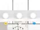 LED beépíthető panel Ø168x19mm 12W 3000K-4000K-6000K IP20 - LPL133